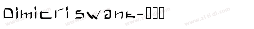 Dimitri Swank字体转换